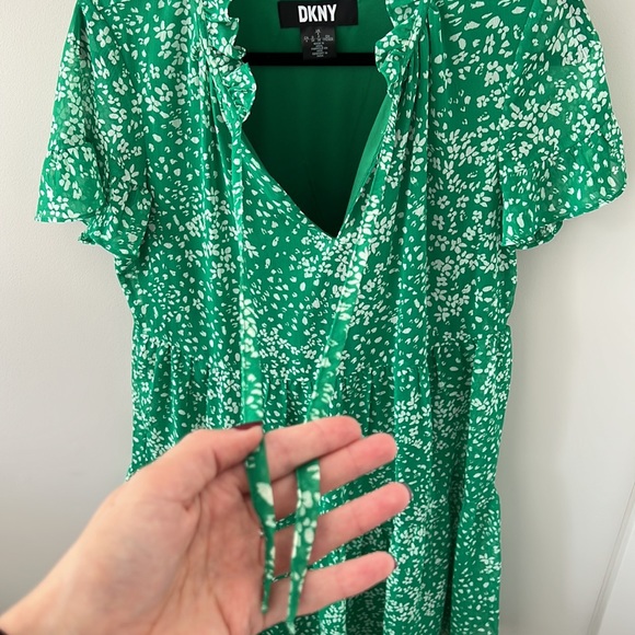 DKNY green dress size 4 - Picture 6 of 8